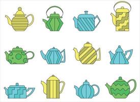 ilustração de design de xícara de chá isolada no fundo branco vetor