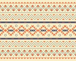 tribal asteca colorido sem costura padrão étnico vetor