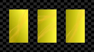 maquete abstrata arte gradiente amarelo. adequado para postagens, design de banners e modelo de design de layout para brochura. fundos vetoriais de moda vetor
