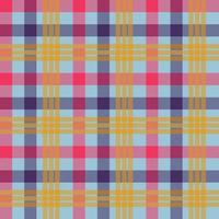 padrão de vetor sem costura tartan laranja cor