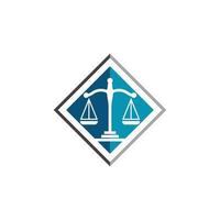 modelo de logotipo de direito da justiça vetor