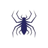 vetor de design de logotipo de aranha