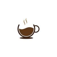 logotipo do copo de café vetor