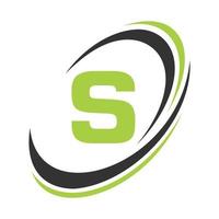 letra inicial s logotipo nome da empresa design de logotipo simples e moderno para negócios e identidade da empresa vetor