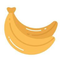 desenho vetorial de bananas em estilo moderno vetor