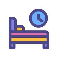 ícone de hora de dormir para seu site, celular, apresentação e design de logotipo. vetor