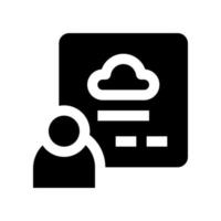 ícone de meteorologia para seu site, celular, apresentação e design de logotipo. vetor