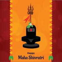 feliz maha shivratri ilustrações vetoriais de celebração do festival hindu indiano vetor