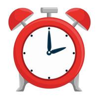 ícone de lembrete de hora do despertador vetor