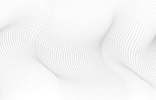 conceito de fundo de textura de onda branca 3d vetor