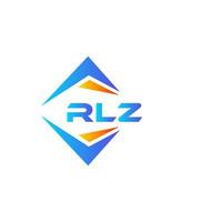 design de logotipo de tecnologia abstrata rlz em fundo branco. conceito criativo do logotipo da carta inicial rlz. vetor