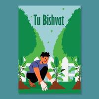 plantando árvores para comemorar tu bishvat vetor