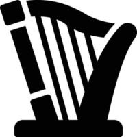 ilustração vetorial de harpa em ícones de símbolos.vector de qualidade background.premium para conceito e design gráfico. vetor