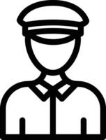 ilustração em vetor policial em um icons.vector de qualidade background.premium para conceito e design gráfico.