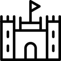 ilustração vetorial de castelo em ícones de símbolos.vector de qualidade background.premium para conceito e design gráfico. vetor