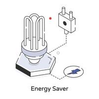 economia de energia na moda vetor