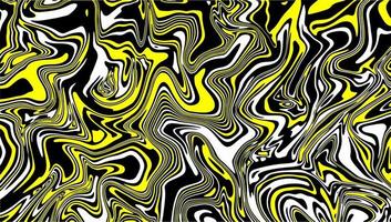 modelo de fundo de mármore de onda abstrata. vetor de pintura acrílica curvilínea em amarelo