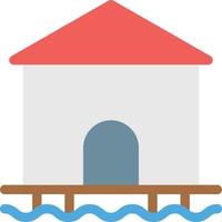 ilustração vetorial de casa de praia em um icons.vector de qualidade background.premium para conceito e design gráfico. vetor