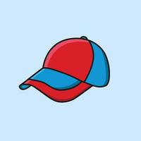 ilustração de chapéu de beisebol chapéu de esportes vetor desenho de chapéu
