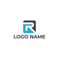 design de logotipo de vetor corporativo de identidade de marca r