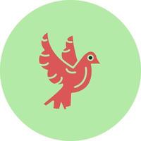 ícone de vetor de pomba
