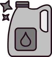 ícone de vetor de garrafa de óleo