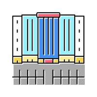 ilustração vetorial de ícone de cor de centro comercial vetor
