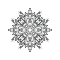 mandala projeta ilustração vetorial de fundo vetor