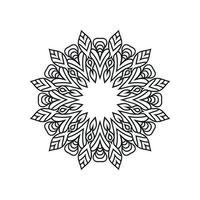 desenhos vetoriais de mandala de flores. fundo de arte mandala vetor