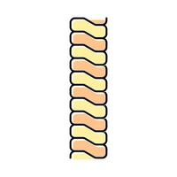ilustração em vetor ícone de cor de corrente de cobra