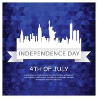 4 de julho dia da independência dos eua vetor