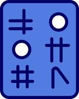 ícone de vetor de hieróglifo