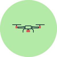 ícone de vetor de drone de câmera