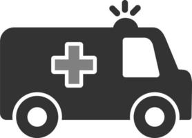 ícone de vetor de ambulância