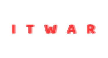 itwar texto dentro vermelho cores. itwar é uma urdu mundo isto significa Domingo. domingo logotipo. vetor