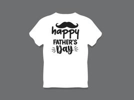 design de camiseta de tipografia do dia dos pais com vetor