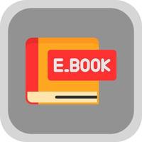 ícone de vetor de e-book