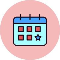 calendário evento vetor ícone