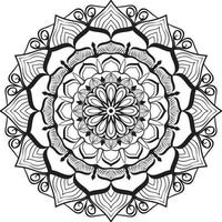 ilustração de design de padrão de mandala elegante vetor