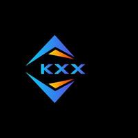 kxx abstrato tecnologia logotipo Projeto em Preto fundo. kxx criativo iniciais carta logotipo conceito. vetor