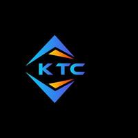 webktc abstrato tecnologia logotipo Projeto em Preto fundo. ktc criativo iniciais carta logotipo conceito. vetor