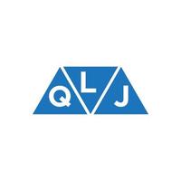 lqj abstrato inicial logotipo Projeto em branco fundo. lqj criativo iniciais carta logotipo conceito. vetor