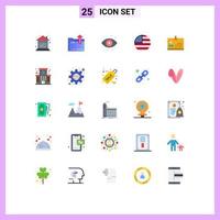 25 criativo ícones moderno sinais e símbolos do Eu iria Ação de graças armazenamento bandeira Visão editável vetor Projeto elementos