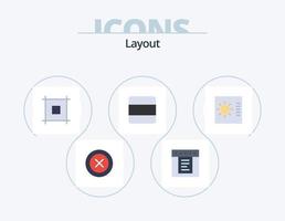 disposição plano ícone pacote 5 ícone Projeto. . medidor. página. ao controle. pilha vetor