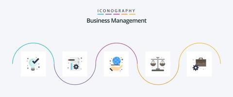 o negócio gestão plano 5 ícone pacote Incluindo negócios. equilíbrio. negócios. tempo. o negócio vetor