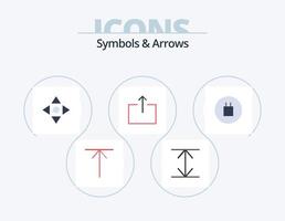 símbolos e Setas; flechas plano ícone pacote 5 ícone Projeto. . seta. . crenças vetor