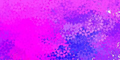 padrão de vetor rosa claro roxo com formas poligonais.