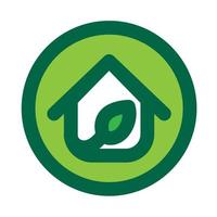 logotipo da eco house vetor