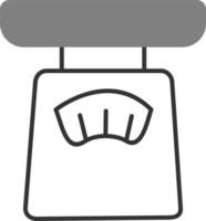 ícone de vetor de balança de peso