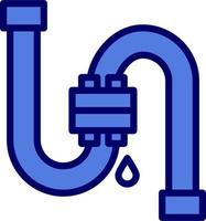 ícone de vetor de vazamento de água